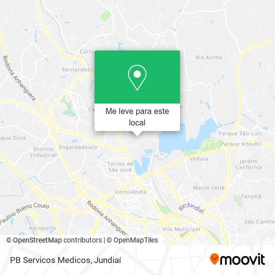 PB Servicos Medicos mapa