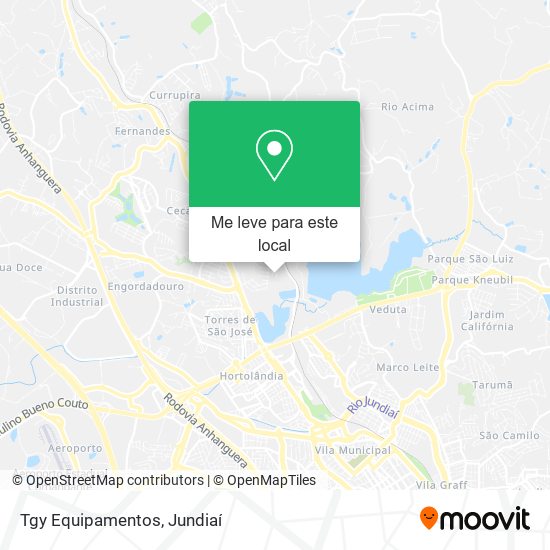 Tgy Equipamentos mapa
