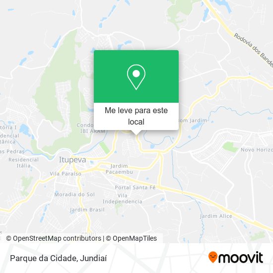 Parque da Cidade mapa