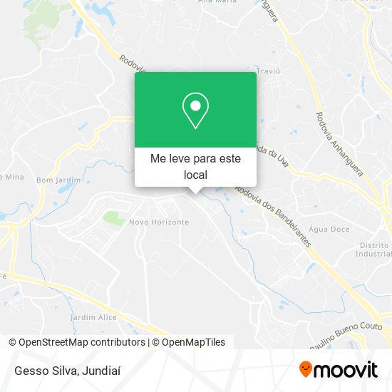 Gesso Silva mapa