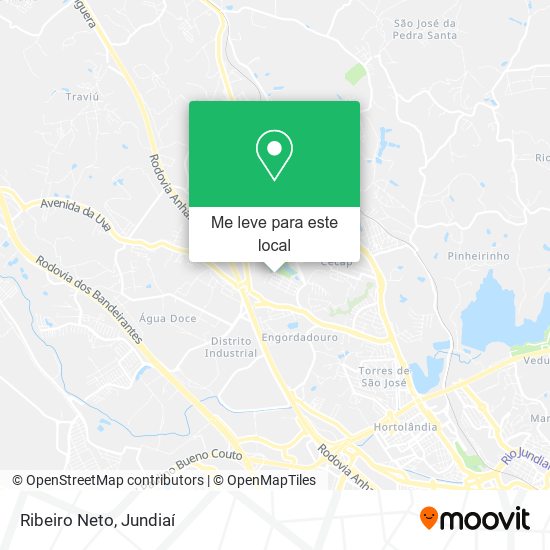 Ribeiro Neto mapa