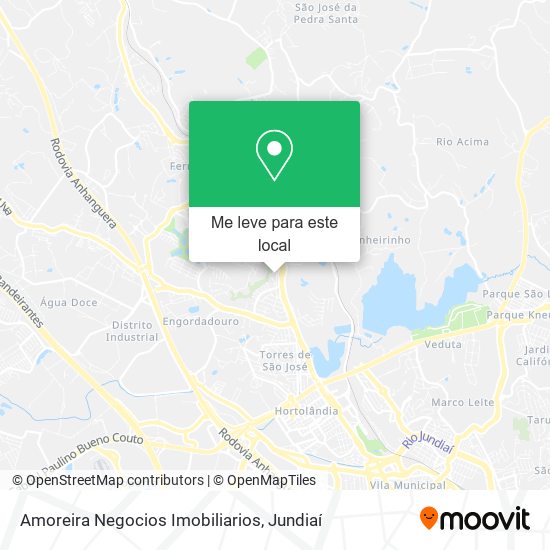 Amoreira Negocios Imobiliarios mapa