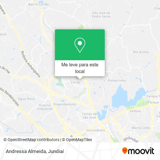 Andressa Almeida mapa