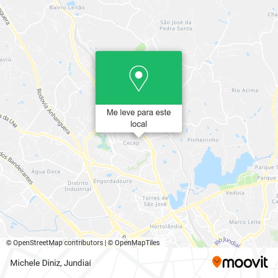 Michele Diniz mapa