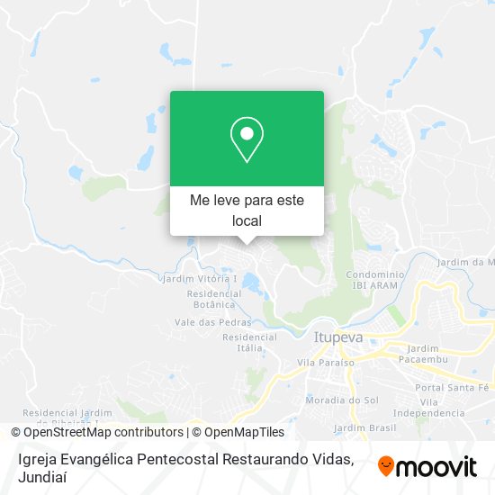 Igreja Evangélica Pentecostal Restaurando Vidas mapa