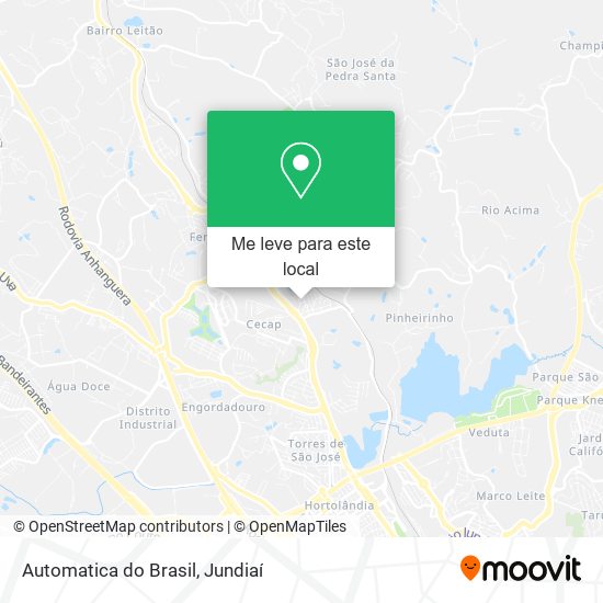 Automatica do Brasil mapa