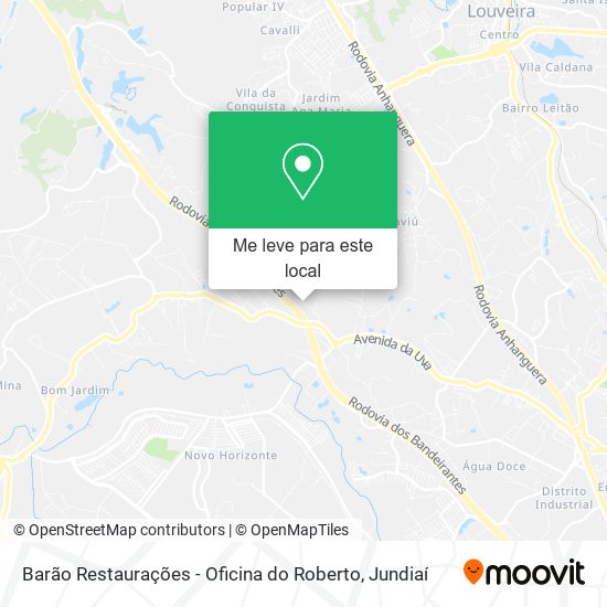 Barão Restaurações - Oficina do Roberto mapa
