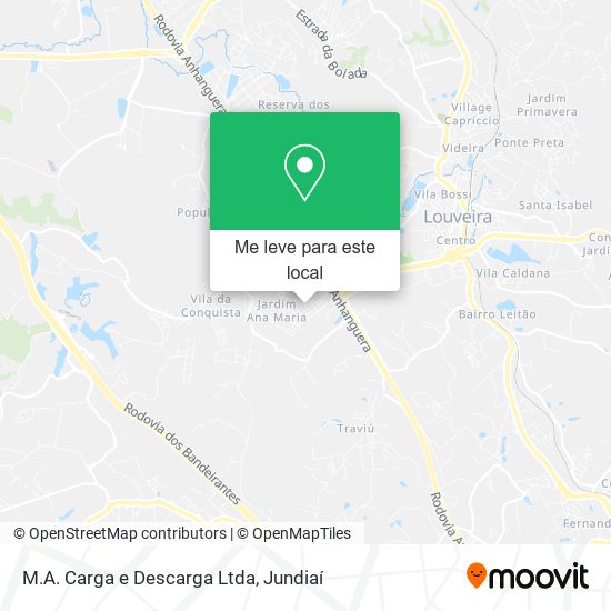 M.A. Carga e Descarga Ltda mapa