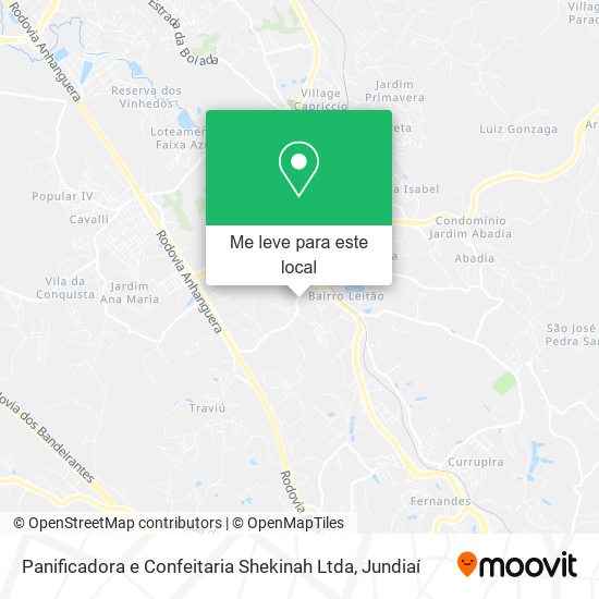 Panificadora e Confeitaria Shekinah Ltda mapa