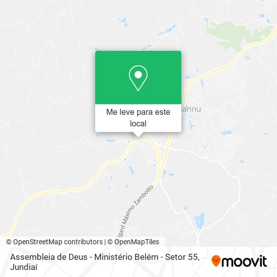 Assembleia de Deus - Ministério Belém - Setor 55 mapa