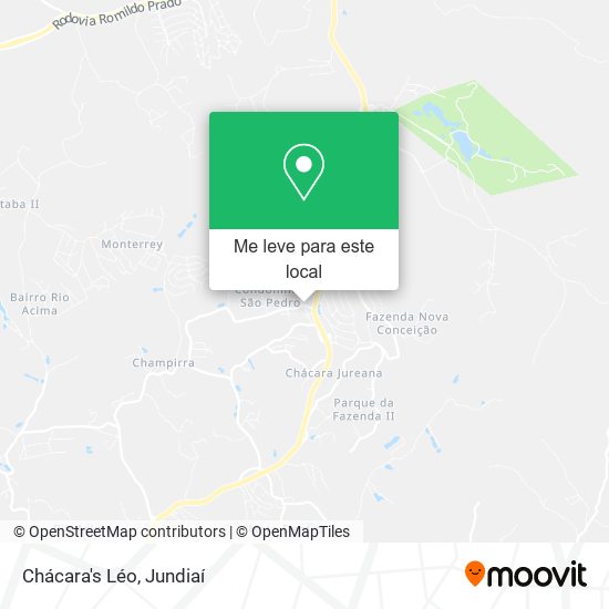 Chácara's Léo mapa