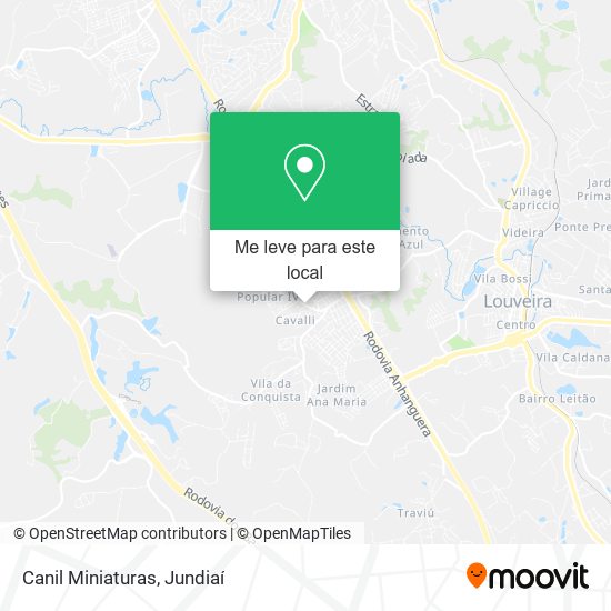 Canil Miniaturas mapa