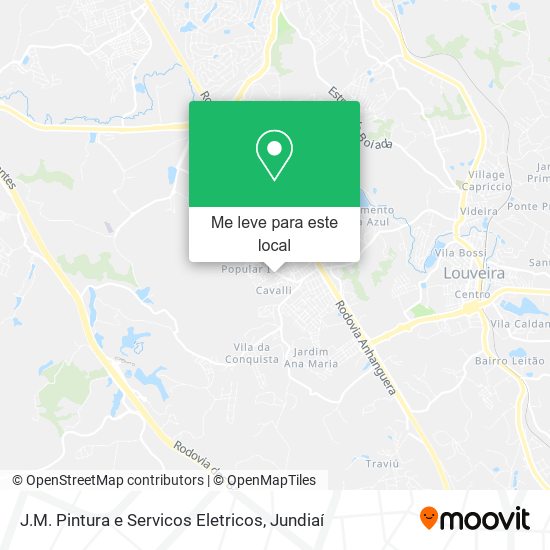 J.M. Pintura e Servicos Eletricos mapa
