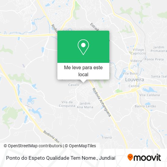 Ponto do Espeto Qualidade Tem Nome. mapa