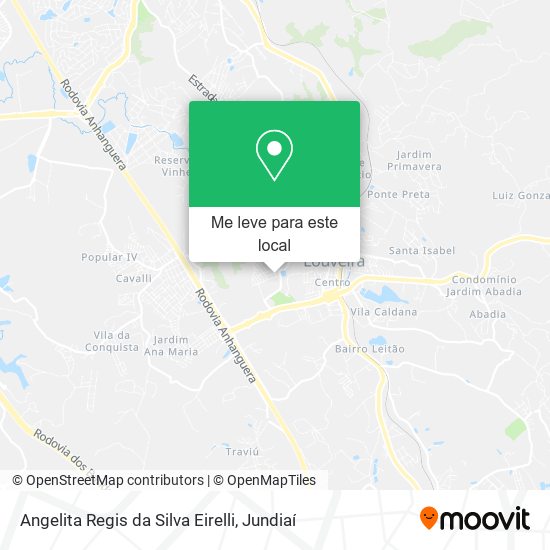 Angelita Regis da Silva Eirelli mapa