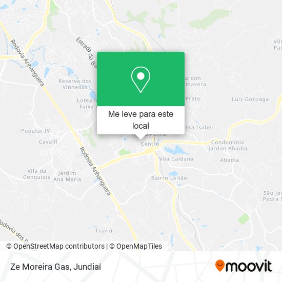 Ze Moreira Gas mapa