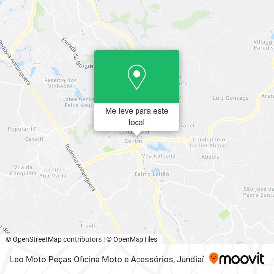 Leo Moto Peças Oficina Moto e Acessórios mapa