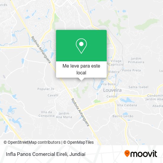 Infla Panos Comercial Eireli mapa