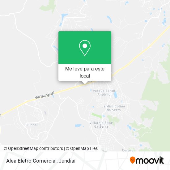 Alea Eletro Comercial mapa