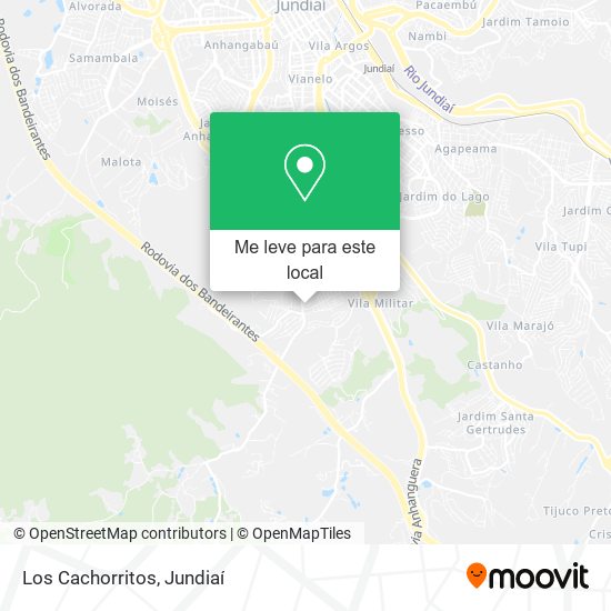 Los Cachorritos mapa