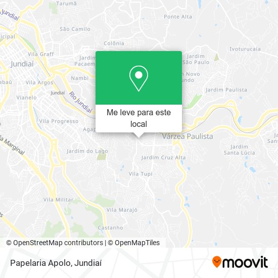 Papelaria Apolo mapa