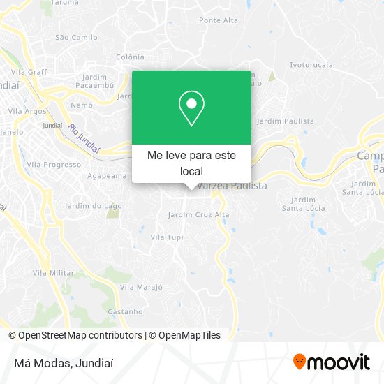 Má Modas mapa