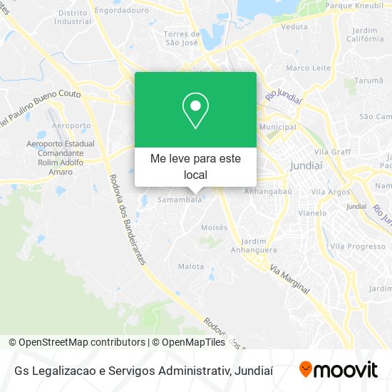 Gs Legalizacao e Servigos Administrativ mapa