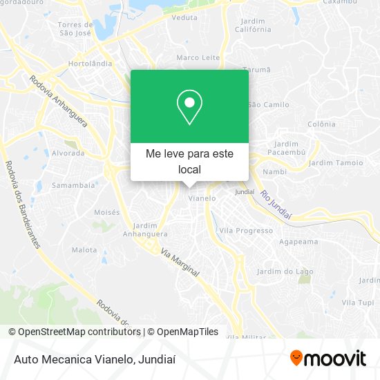 Auto Mecanica Vianelo mapa