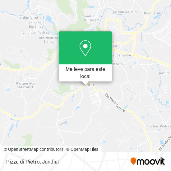 Pizza di Pietro mapa