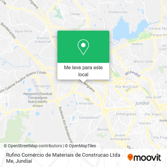 Rufino Comércio de Materiais de Construcao Ltda Me mapa