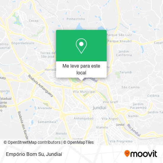 Empório Bom Su mapa