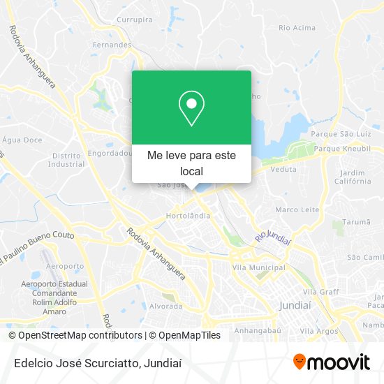 Edelcio José Scurciatto mapa