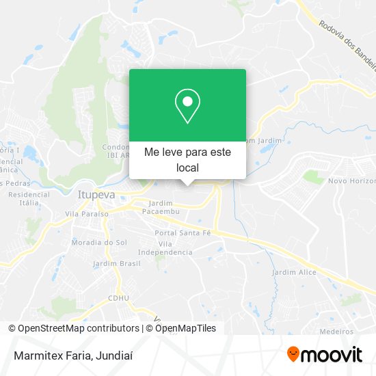 Marmitex Faria mapa