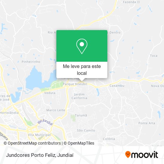 Jundcores Porto Feliz mapa