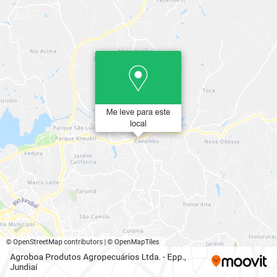 Agroboa Produtos Agropecuários Ltda. - Epp. mapa