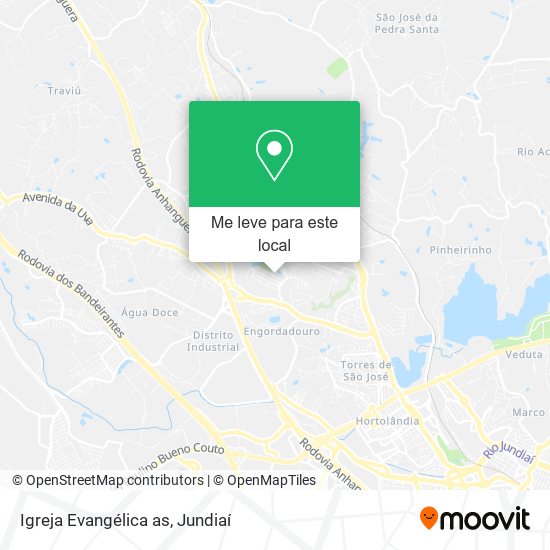 Igreja Evangélica as mapa