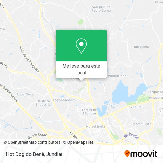 Hot Dog do Benê mapa