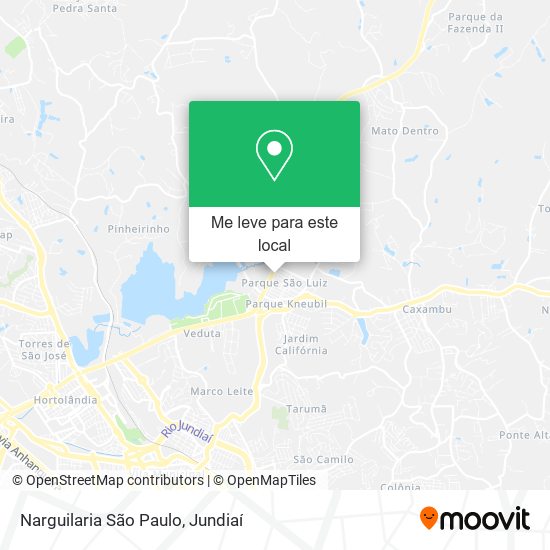 Narguilaria São Paulo mapa