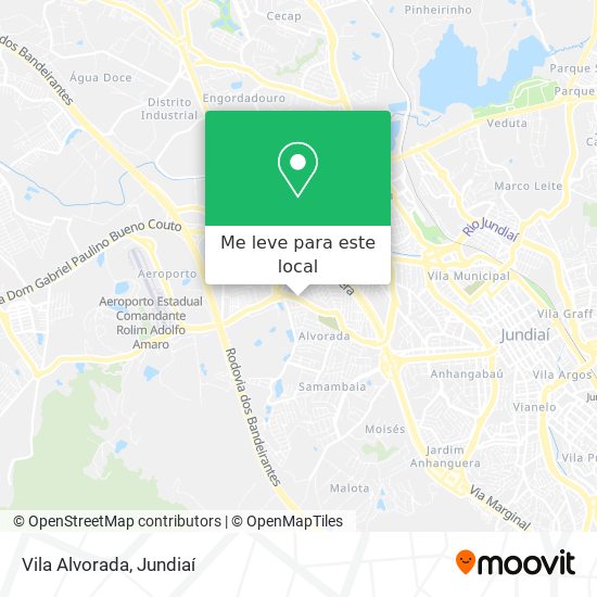 Vila Alvorada mapa
