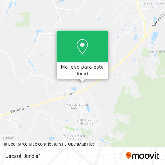 Jacaré mapa