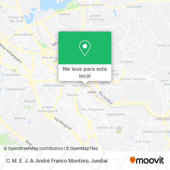 C. M. E. J. A. André Franco Montoro mapa