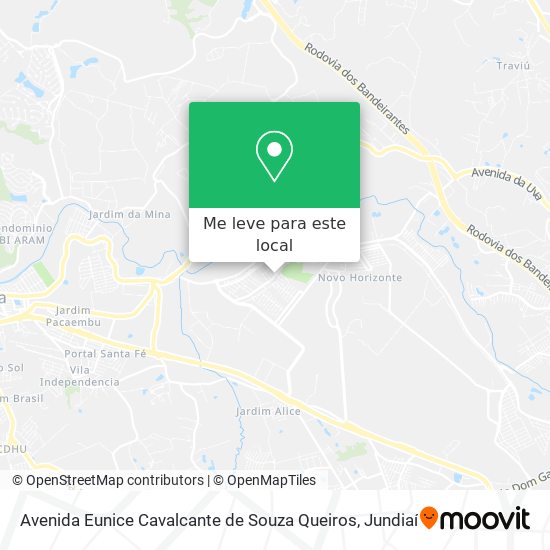 Avenida Eunice Cavalcante de Souza Queiros mapa