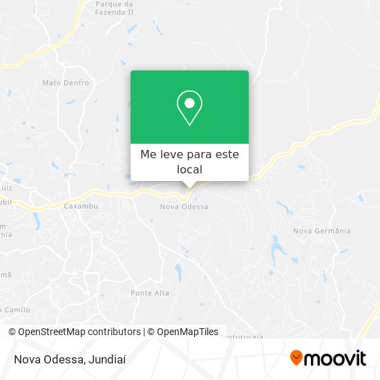 Nova Odessa mapa
