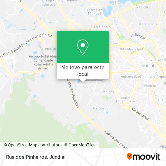 Rua dos Pinheiros mapa
