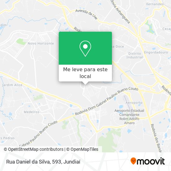 Rua Daniel da Silva, 593 mapa