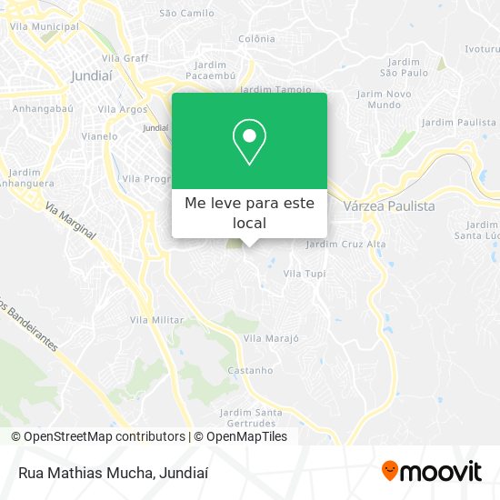 Rua Mathias Mucha mapa