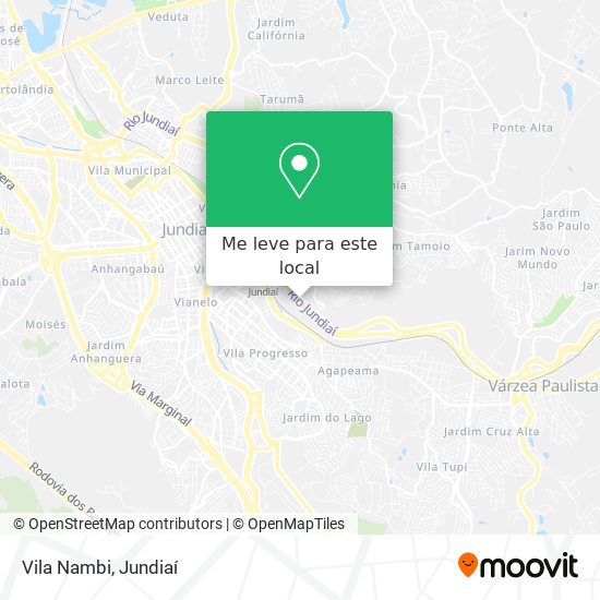 Vila Nambi mapa