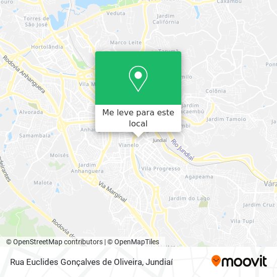 Rua Euclides Gonçalves de Oliveira mapa