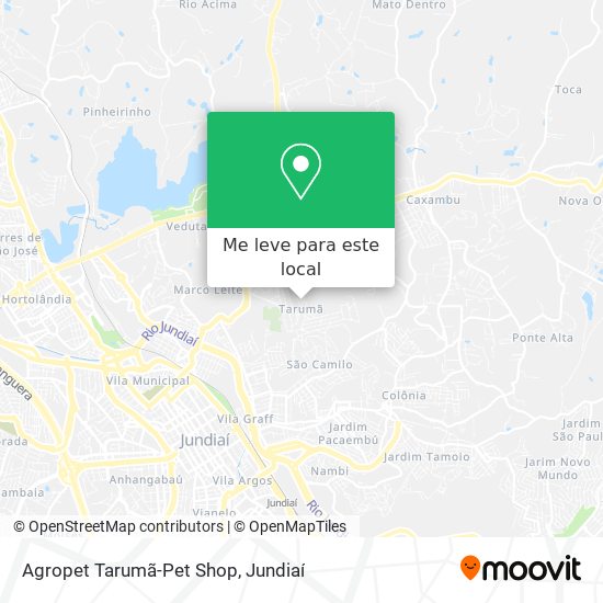 Agropet Tarumã-Pet Shop mapa