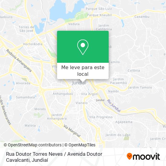 Rua Doutor Torres Neves / Avenida Doutor Cavalcanti mapa